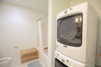 Washer and dryer included
